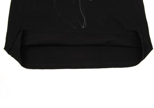 Yohji Yamamoto FEMME Drawing Printed T Shirt K-156333_008