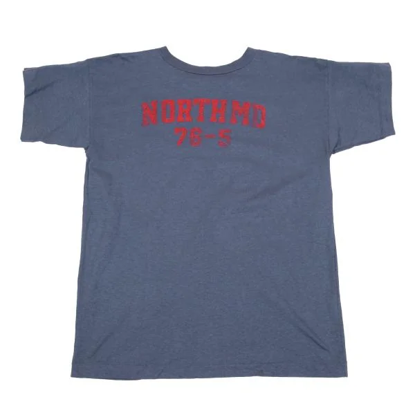 NORTH MARINE DRIVE Dyed Logo Printed T-shirt Blue 4 K-156367_001