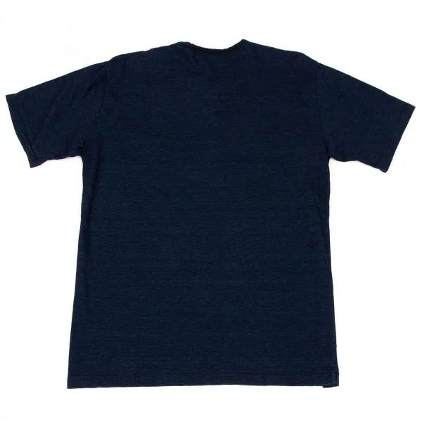 R by 45rpm Indigo Dyed Henley-neck T-shirt K-156373_011