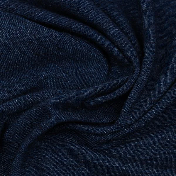 R by 45rpm Indigo Dyed Henley-neck T-shirt K-156373_012