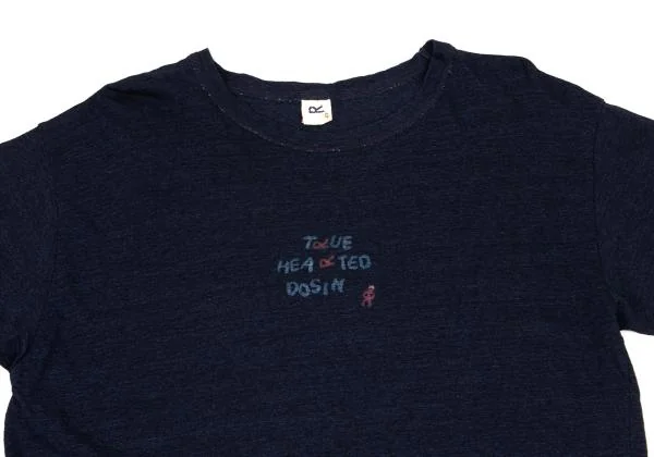 45rpm 45R Indigo Dyed Printed T-shirt K-156375_002