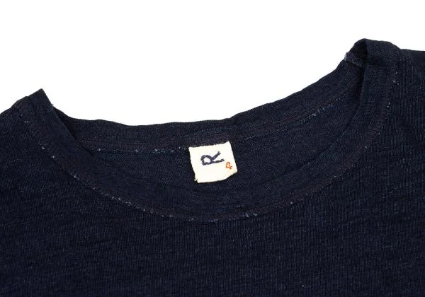 45rpm 45R Indigo Dyed Printed T-shirt K-156375_003