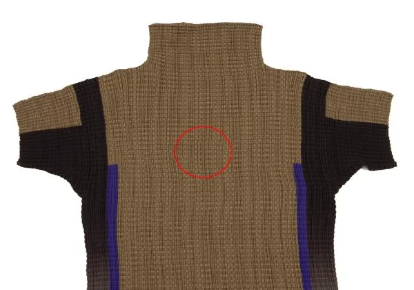 ISSEY MIYAKE PLEATS (T.) Printed Stretch Pleats T Shirt K-156442_003