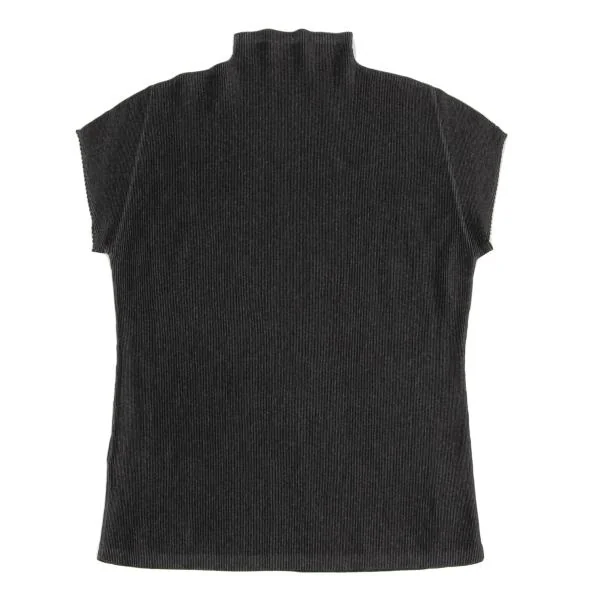 PLEATS PLEASE Printed Mist Pleats Turtle Neck T Shirt K-156472_008