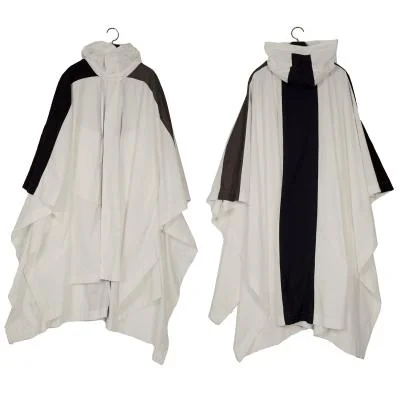 my beautiful landlet Switching Design Square Silhouette Hooded Poncho
