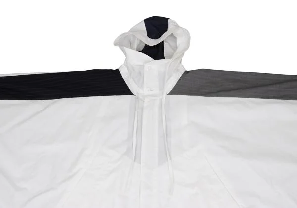 my beautiful landlet Switching Design Square Silhouette Hooded Poncho K-156547_003