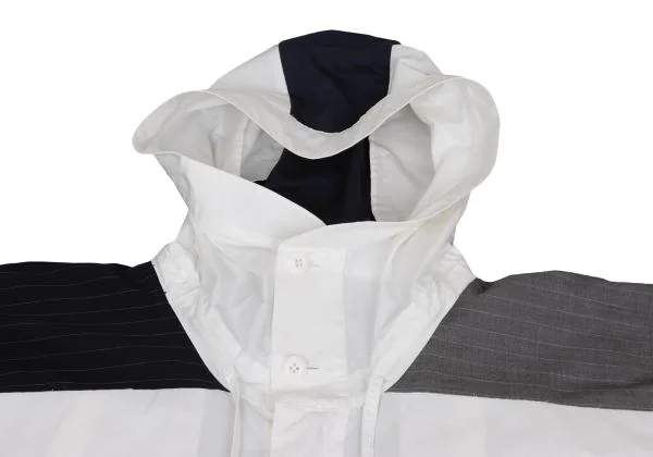 my beautiful landlet Switching Design Square Silhouette Hooded Poncho K-156547_004
