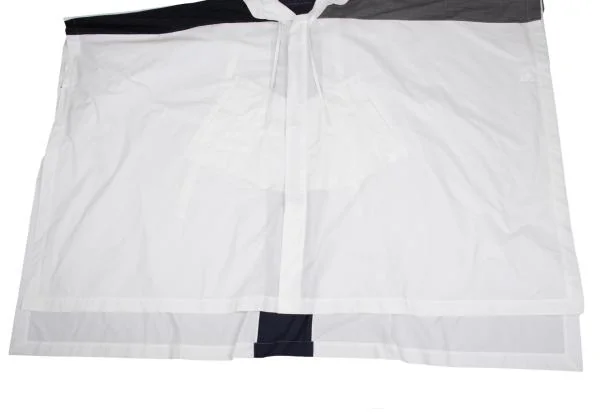 my beautiful landlet Switching Design Square Silhouette Hooded Poncho K-156547_010