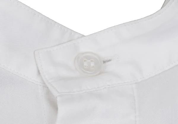 ISSEY MIYAKE Cotton Nylon Stretch Band Collar Shirt K-156558_007