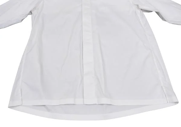 ISSEY MIYAKE Cotton Nylon Stretch Band Collar Shirt K-156558_010