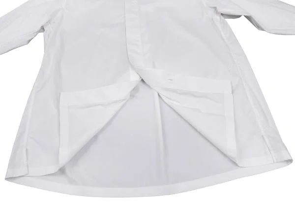 ISSEY MIYAKE Cotton Nylon Stretch Band Collar Shirt K-156558_013