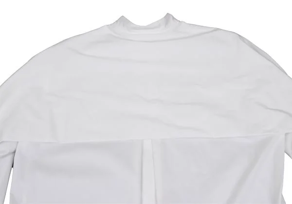 ISSEY MIYAKE Cotton Nylon Stretch Band Collar Shirt K-156558_015