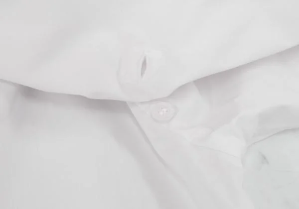 ISSEY MIYAKE Cotton Nylon Stretch Band Collar Shirt K-156558_016