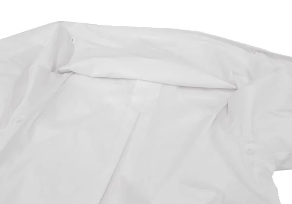 ISSEY MIYAKE Cotton Nylon Stretch Band Collar Shirt K-156558_017
