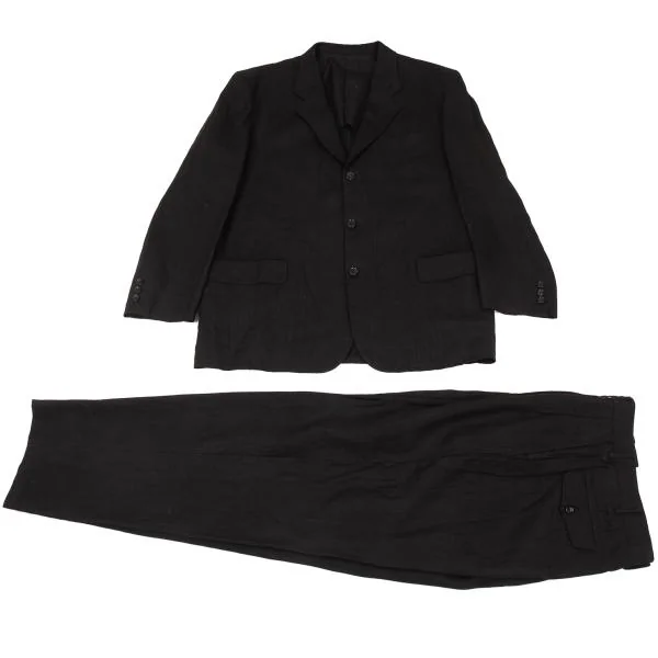 COMME des GARCONS HOMME Linen Tuck Pants K-156574_011