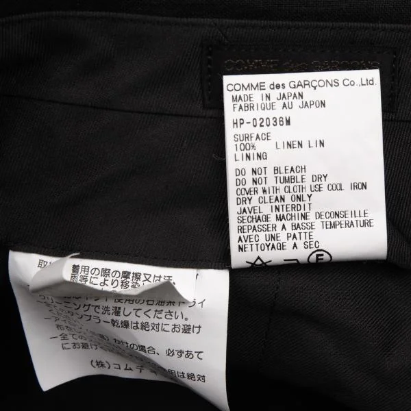 COMME des GARCONS HOMME Linen Tuck Pants K-156574_012