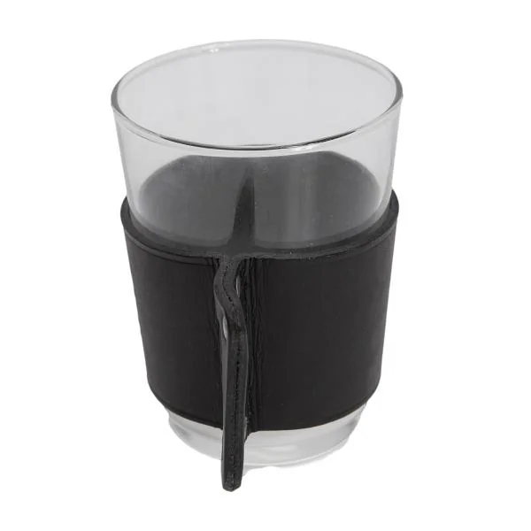 ワイズY's カバーコースターセットグラス 黒 K-156610_006