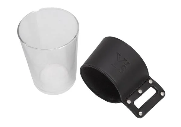 ワイズY's カバーコースターセットグラス 黒 K-156610_011