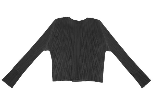 PLEATS PLEASE Buttonless Cardigan K-156630_010