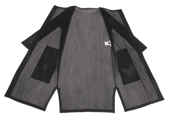 PLEATS PLEASE Mesh Long Cardigan K-156652_010