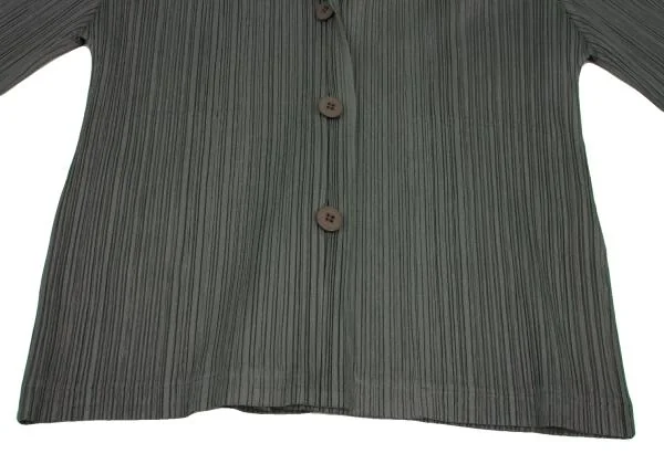 プリーツプリーズPLEATS PLEASE プリーツジャケット アッシュグリーン3 K-156667_007