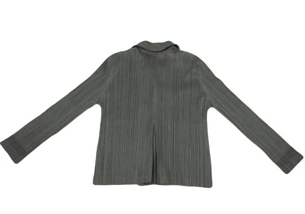 プリーツプリーズPLEATS PLEASE プリーツジャケット アッシュグリーン3 K-156667_011