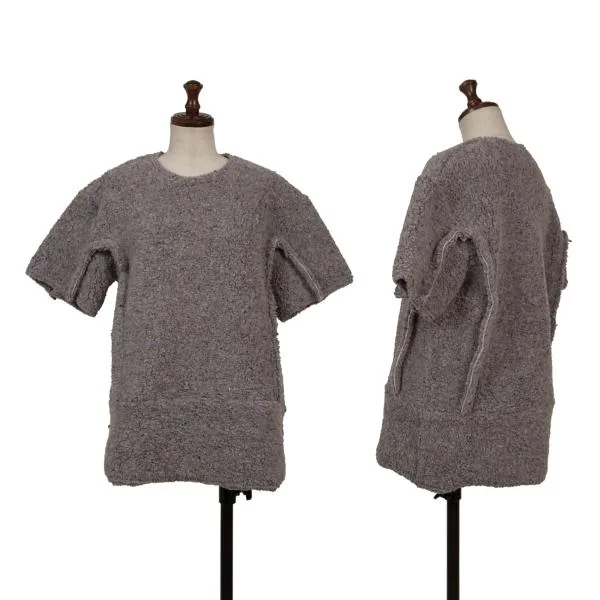 COMME des GARCONS Outseam Design Pile T shirt Grey S K-156692_001