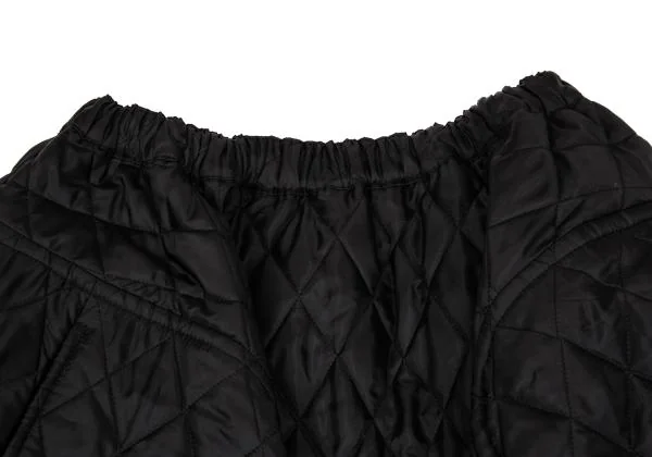 コムデギャルソンCOMME des GARCONS ポリキルティングボリュームスカート 黒S K-156701_004