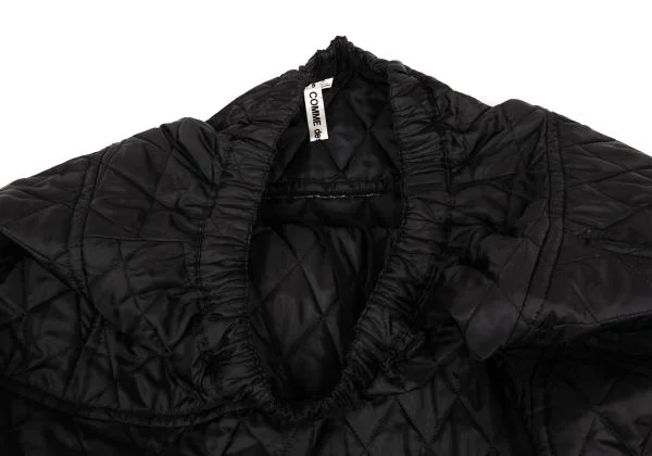 コムデギャルソンCOMME des GARCONS ポリキルティングボリュームスカート 黒S K-156701_006