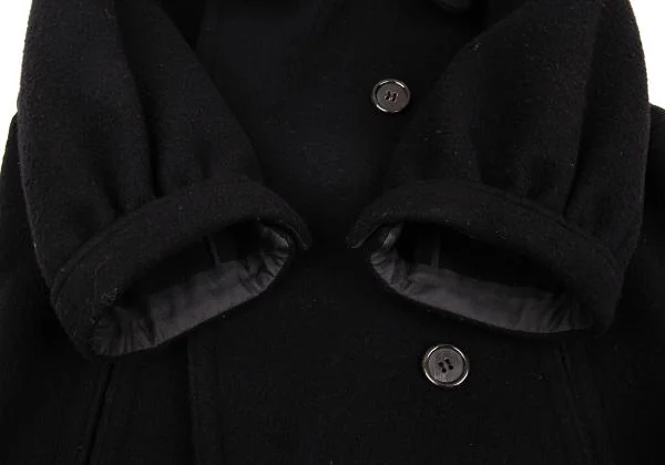 Yohji Yamamoto FEMME Wool Short Sleeves Coat K-156723_009