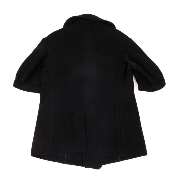 Yohji Yamamoto FEMME Wool Short Sleeves Coat K-156723_016