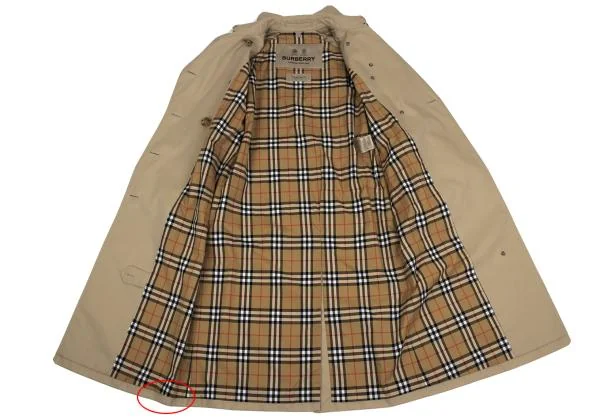 BURBERRY LONDON THE WATERLOO Checker Lining Trench Coat K-156726_014