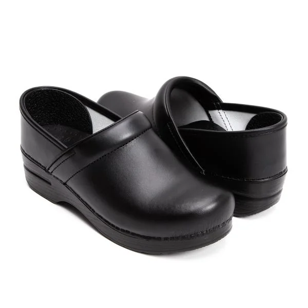 dansko Professional Leather Clog Shoes Black 39 K-156736_001
