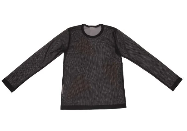 COMME des GARCONS Mesh Heart Printed T Shirt K-156737_012