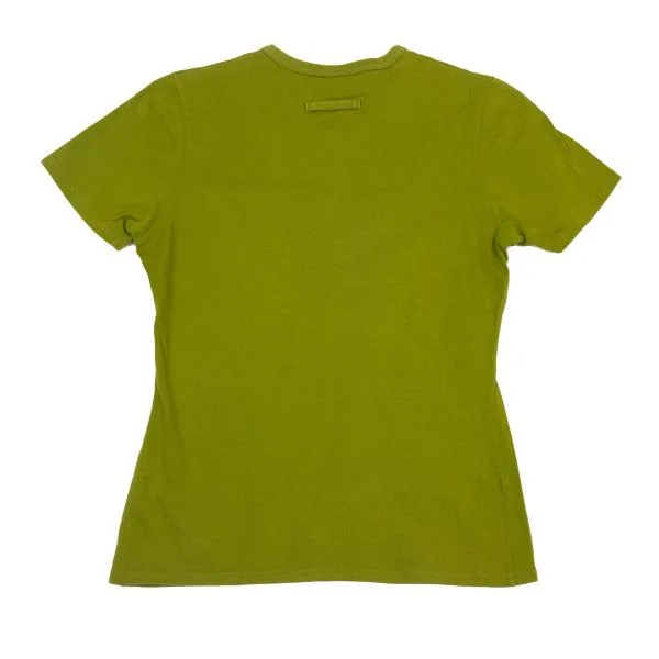 Jean Paul GAULTIER CLASSIQUE Cube Logo Printed V Neck T Shirt K-156741_010