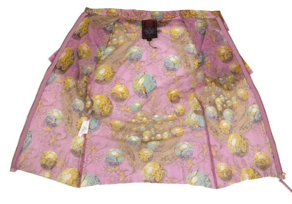Jean Paul GAULTIER CLASSIQUE Sphere Marble Printed Zip Mesh Shirt K-156743_008