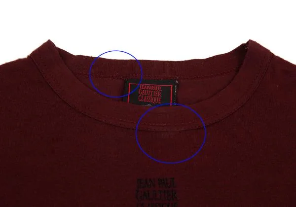 Jean Paul GAULTIER CLASSIQUE Flocked One-point Logo T Shirt K-156744_004