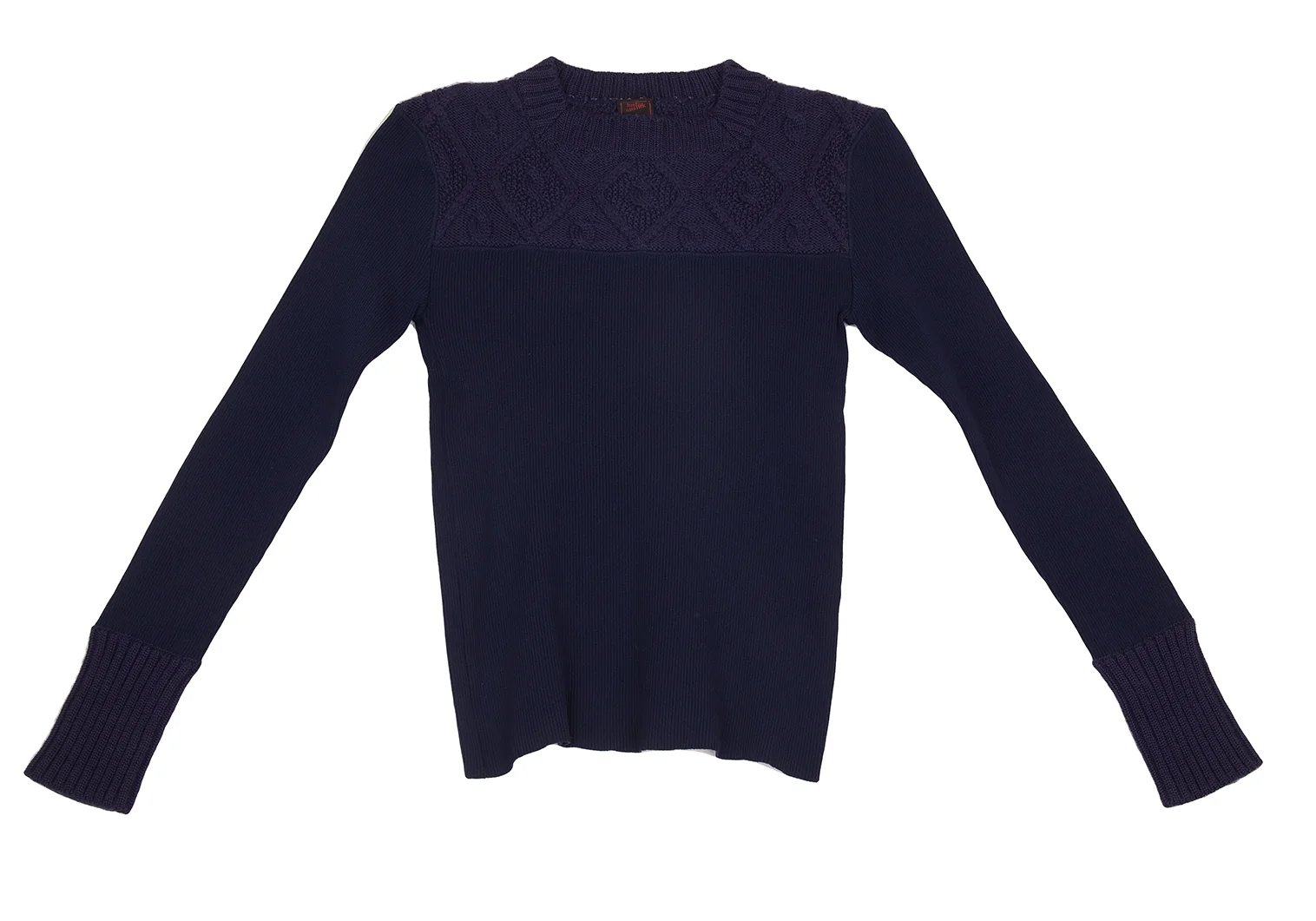 ジャンポールゴルチエ クラシックJean Paul GAULTIER CLASSIQUE ウールリブニットシャツ 青40 【レディース】 ジャンポールゴルチエクラシックJean Paul GAULTIER CLASSIQUE