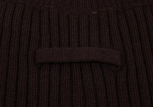 Jean Paul GAULTIER FEMME Wool Low Gauge V Neck Mini Knit Vest K-156748_009