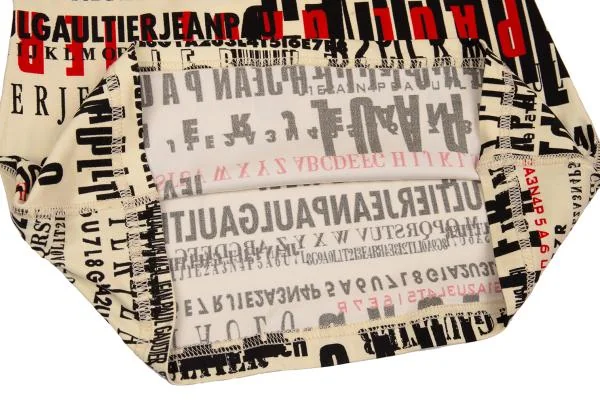 Jean Paul GAULTIER FEMME Typography Printed Switching T Shirt K-156749_009