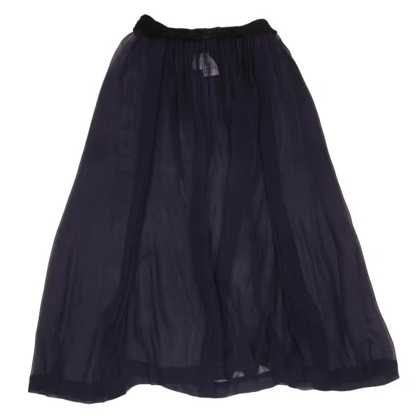 robe de chambre COMME des GARCONS Velour Switching Chiffon Skirt K-156766_002