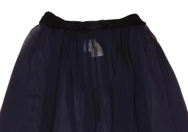 robe de chambre COMME des GARCONS Velour Switching Chiffon Skirt K-156766_003