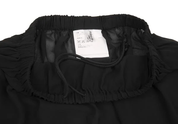 robe de chambre COMME des GARCONS Poly Tiered Chiffon Skirt K-156768_004