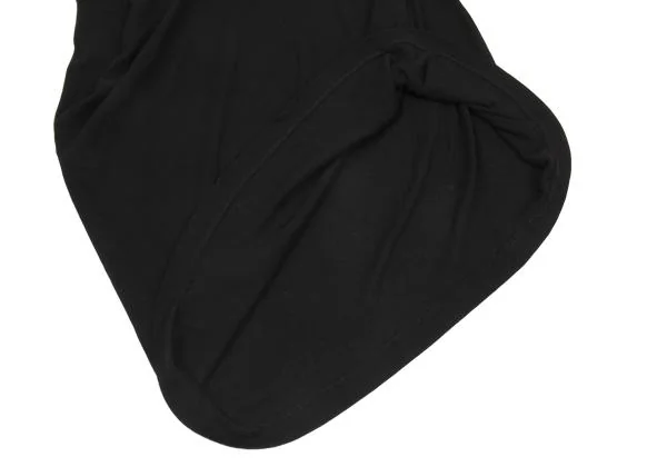 Yohji Yamamoto NOIR Cotton Asymmetry Layer T shirt K-156769_008