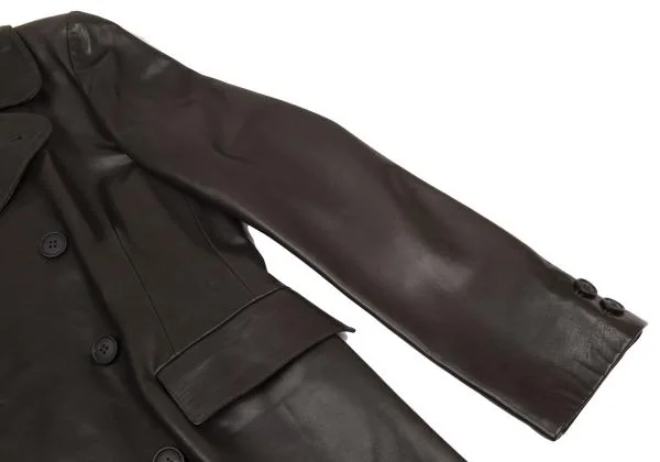 アーペーセーA.P.C. レザーチェスターコート 焦げ茶S K-156778_007