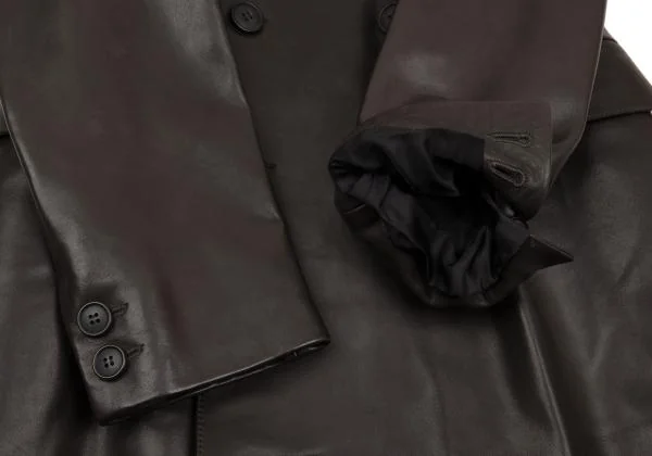 アーペーセーA.P.C. レザーチェスターコート 焦げ茶S K-156778_008