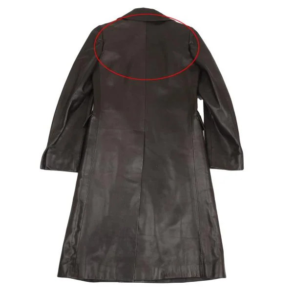 アーペーセーA.P.C. レザーチェスターコート 焦げ茶S K-156778_015