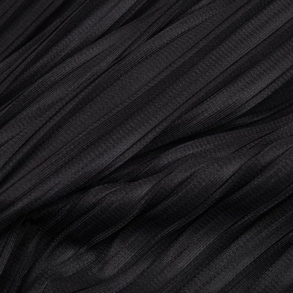 プリーツプリーズPLEATS PLEASE バイアスプリーツ変形ノースリーブワンピース 黒3 K-156791_009