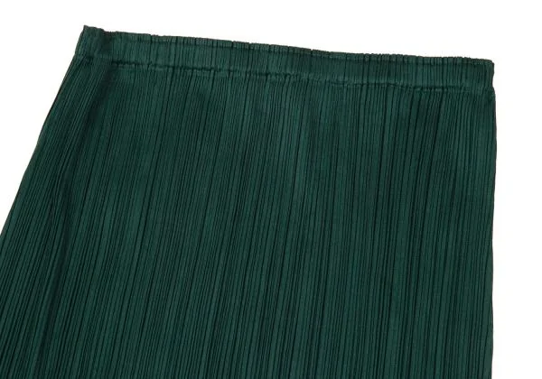 プリーツプリーズPLEATS PLEASE プリーツロングスカート 深緑2 K-156814_003