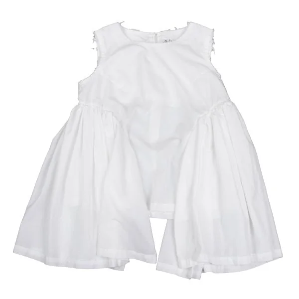 COMME des GARCONS Hem Frill Switching Sleeveless Top K-156938_002